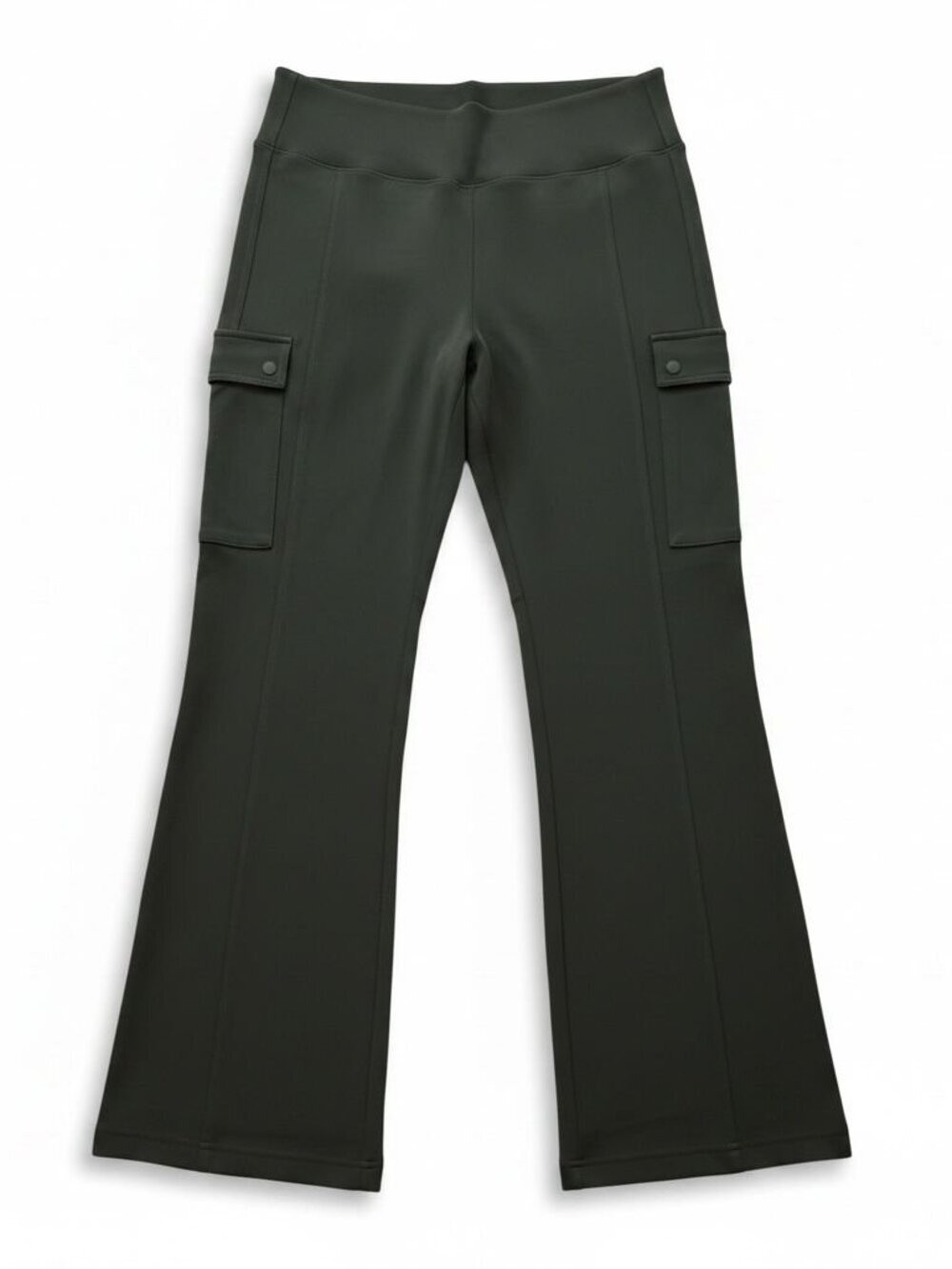 Athleta Black Cargo Flare Pants | High Rise Athleisure Pant | Women’s Activewear - Picture 5 of 10